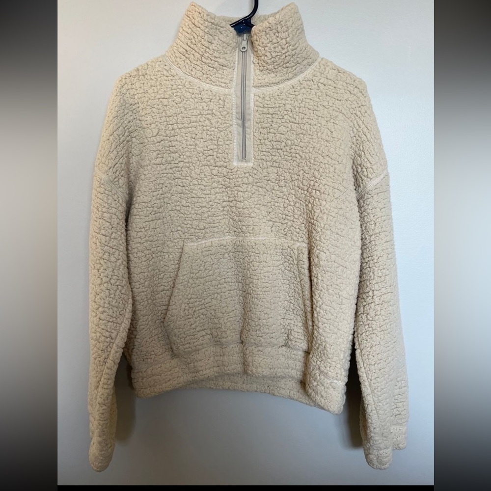 Aerie Sherpa Half-zip up - Picture 1 of 3